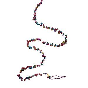 Royal Jewel Jingle Bell Christmas Garland, 4 Feet